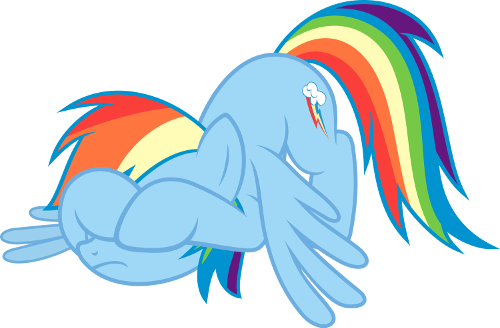 My Little Pony Rainbow Dash DeviantArt - embarrassing @kisspng
